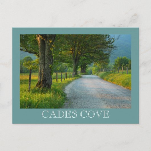 Sunset on Sparks Lane - Cades Cove briefkaart (Voorkant)