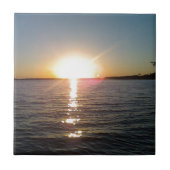 Sunset on the Bayou Tegeltje (Voorkant)