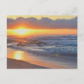 Sunset on the Beach Briefkaart (Voorkant)