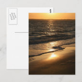 Sunset on the Beach Briefkaart (Voorkant / Achterkant)