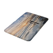 Sunset on the Beach Siesta Key Bath Mat (Gekanteld)