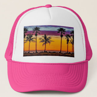 Sunset on the Beach Trucker Hat Trucker Pet