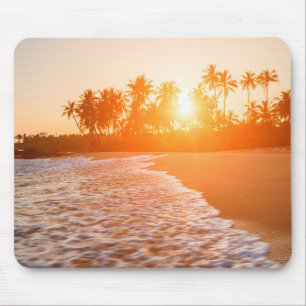 Sunset on the Beach with Coconut Palms Sri Lanka Muismat