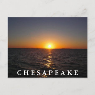 Sunset on the Chesapeake Briefkaart