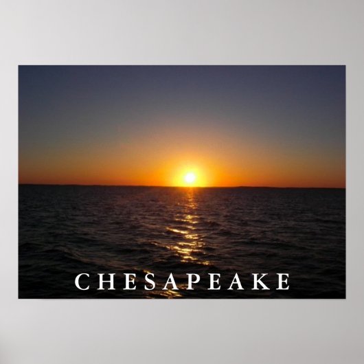Sunset on the Chesapeake Poster (Voorkant)