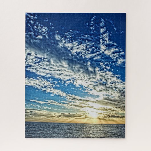 Sunset on the Cinque Terre Italy - 16x20 - 520 pcs Legpuzzel (Verticaal)