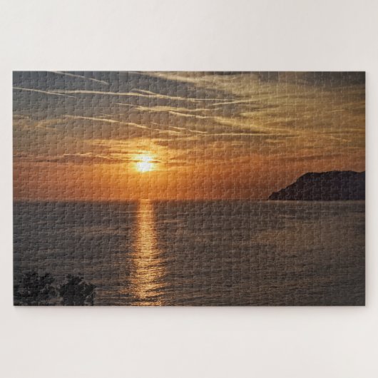 Sunset on the Cinque Terre, Italy - 20x30 - 1014 p Legpuzzel (Horizontaal)