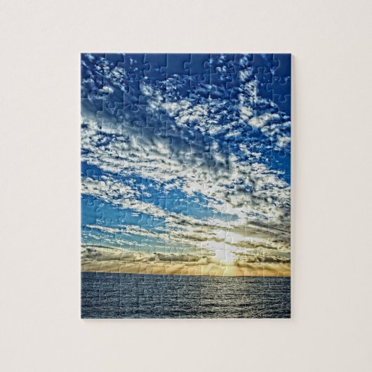 Sunset on the Cinque Terre Italy - 8x10 - 110 pc Legpuzzel (Verticaal)