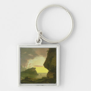 Sunset on the Coast near Napels, c.1785-90 Sleutelhanger