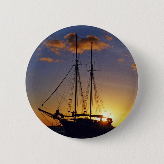 Sunset on the Great Barrier Reef Ronde Button 5,7 Cm (Voorkant)