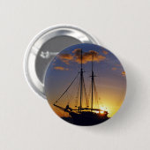 Sunset on the Great Barrier Reef Ronde Button 5,7 Cm (Voorkant /achterkant)
