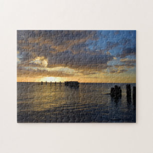 Sunset on the Gulf Coast - 11x14 - 252 pcs Legpuzzel