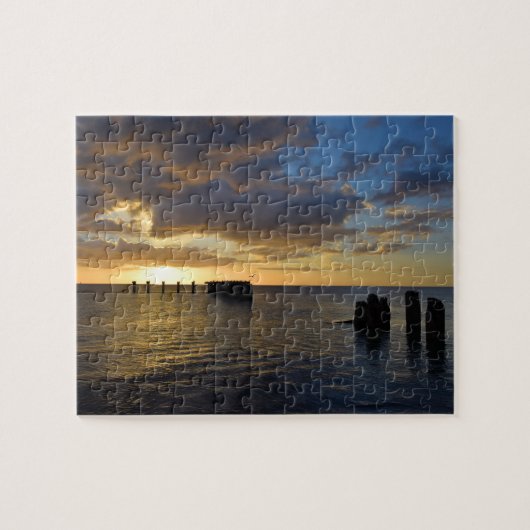 Sunset on the Gulf Coast - 8x10 - 110 pcs Legpuzzel (Horizontaal)