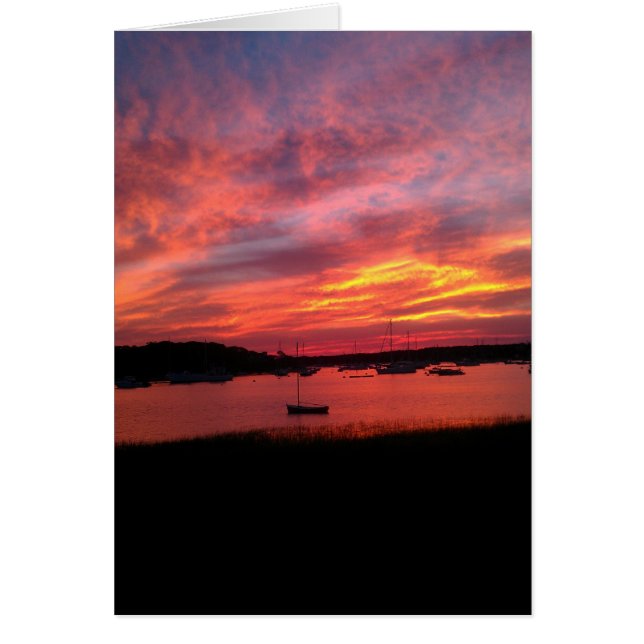 Sunset on the Harbour (Voorkant)