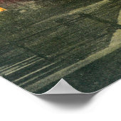 Sunset on the Harbour ViewStockton, CA Poster (Hoek)