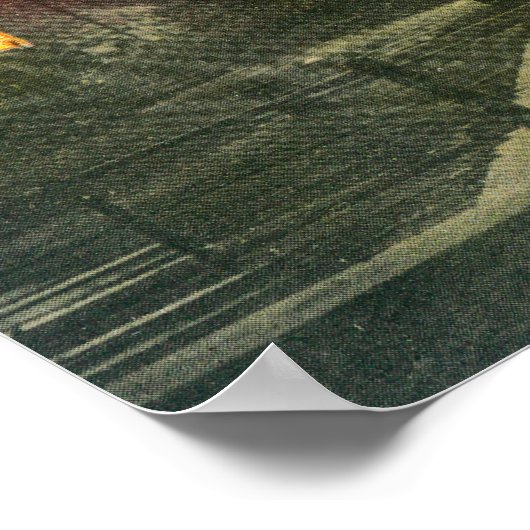 Sunset on the Harbour ViewStockton, CA Poster (Hoek)