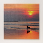Sunset on the Irish Zee - 20x20 - 676 pcs Legpuzzel (Verticaal)
