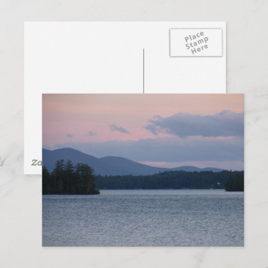 Sunset on the Lake 2 Briefkaart (Voorkant / Achterkant)