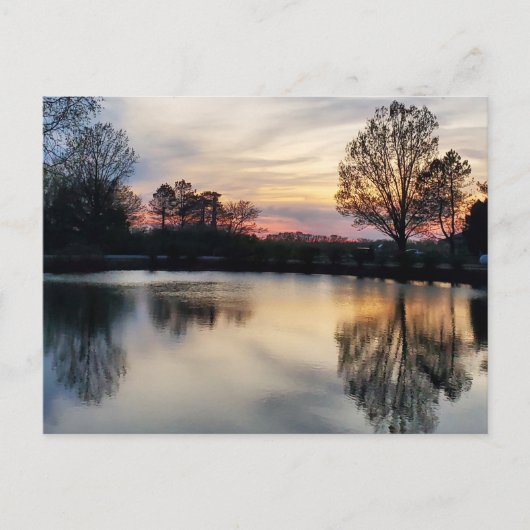 Sunset on the Lake Briefkaart (Voorkant)