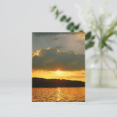 Sunset on the Lake Briefkaart (Staand voorkant)