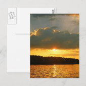 Sunset on the Lake Briefkaart (Voorkant / Achterkant)