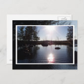 Sunset on the Lake Briefkaart (Voorkant / Achterkant)