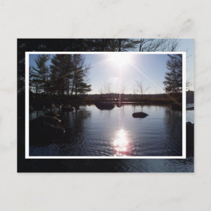 Sunset on the Lake Briefkaart