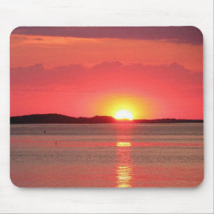 Sunset on the Lake mousepad Muismat