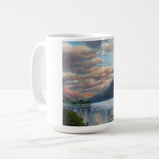 Sunset on the Locarno mok (Voorkant links)