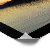 Sunset on the Mississippi River Poster (Hoek)
