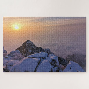 Sunset on the Mountain Top Puzzle Legpuzzel