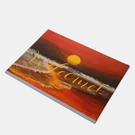 Sunset on the Pacific, door Gary Poling Deurmat (Schuin)