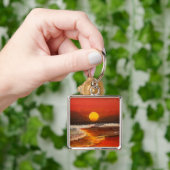 Sunset on the Pacific, door Gary Poling Sleutelhanger (Hand)