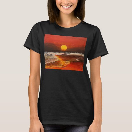 Sunset on the Pacific, door Gary Poling T-shirt (Voorkant)