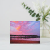 Sunset on the Pier Briefkaart (Staand voorkant)