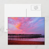 Sunset on the Pier Briefkaart (Voorkant / Achterkant)