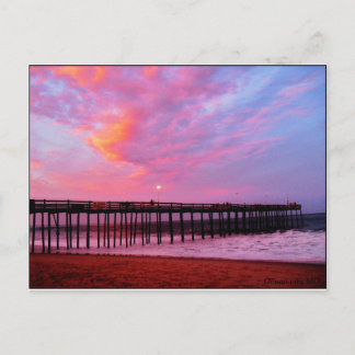 Sunset on the Pier Briefkaart
