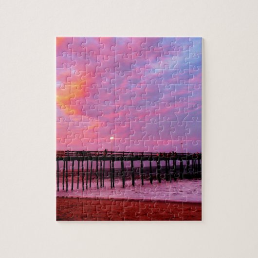 Sunset on the Pier Legpuzzel (Verticaal)