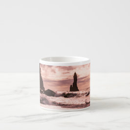 Sunset on the Reynisfjara black zandstrand, IJslan Espresso Kop