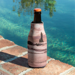 Sunset on the Reynisfjara black zandstrand, IJslan Flesjeskoeler