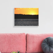 Sunset on the river canvas afdruk (Insitu (Woonkamer))