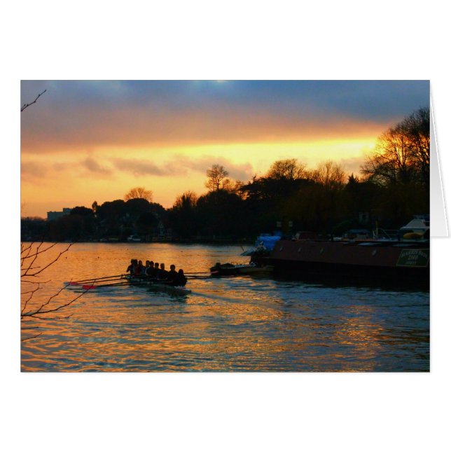 Sunset on the River Thames, Kingston-upon-Thames (Voorkant Horizontaal)
