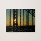 Sunset on the Robert Moses Bridge Long Island NY Legpuzzel (Horizontaal)
