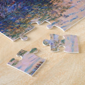 Sunset on the Seine at Lavacourt Monet Fine Art Legpuzzel (Zijkant)