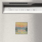 Sunset on the Seine in Winter (Claude Monet) Magneet (Insitu (Vaatwasser))