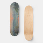 Sunset on the Seine in Winter (Claude Monet) Persoonlijk Skateboard (Voorkant)