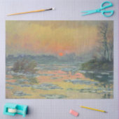 Sunset on the Seine in Winter (Claude Monet) Tissuepapier (Craft)