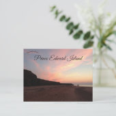 Sunset on the Shores of Prince Edward Island Briefkaart (Staand voorkant)