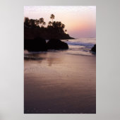 Sunset on the strand at The Gambia Poster (Voorkant)