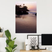 Sunset on the strand at The Gambia Poster (Thuiskantoor)